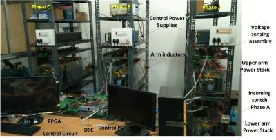 Three phase seven level modular multilevel converter