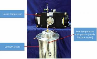 Development of low temperature refrigerators: Production of temperatures below -150°C