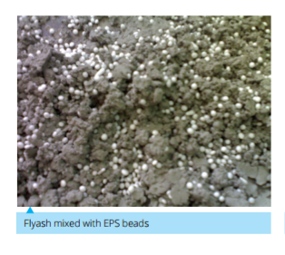 Application of expanded polystyrene (EPS) beads