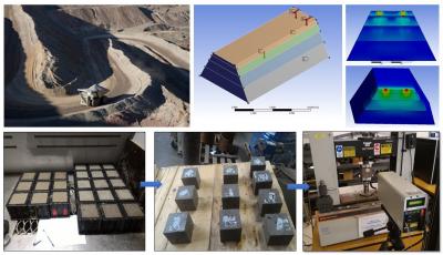 Fly ash utilisation in haul road construction in open cast coal mines by using polymeric fly ash composite