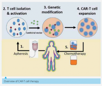 Technology development for gene therapy with CAR-T cells:The most effective cancer treatment