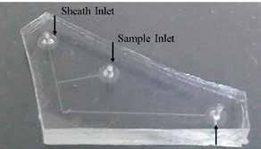 Focusing of cells in a bio-microdevice