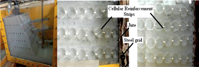 Stability of fly ash slopes using waste plastic bottles as a cellular reinforcement