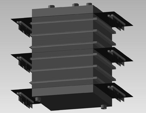 A multilayer PCB and a method for current density measurement in a fuel cell