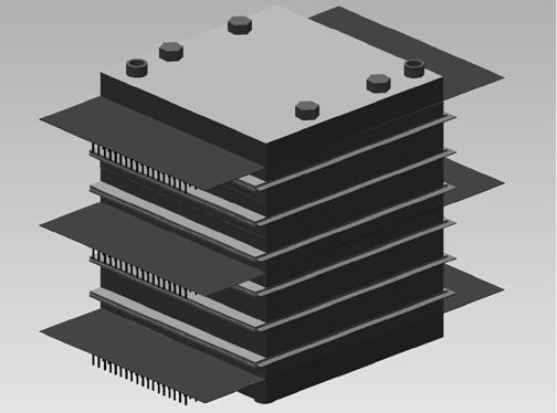 A multilayer PCB and a method for current density measurement in a fuel cell